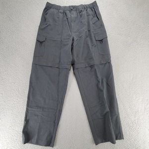 Reel Legends Pants Mens Large Gray Convertible Cargo Outdoors Fishing‎ Campcore